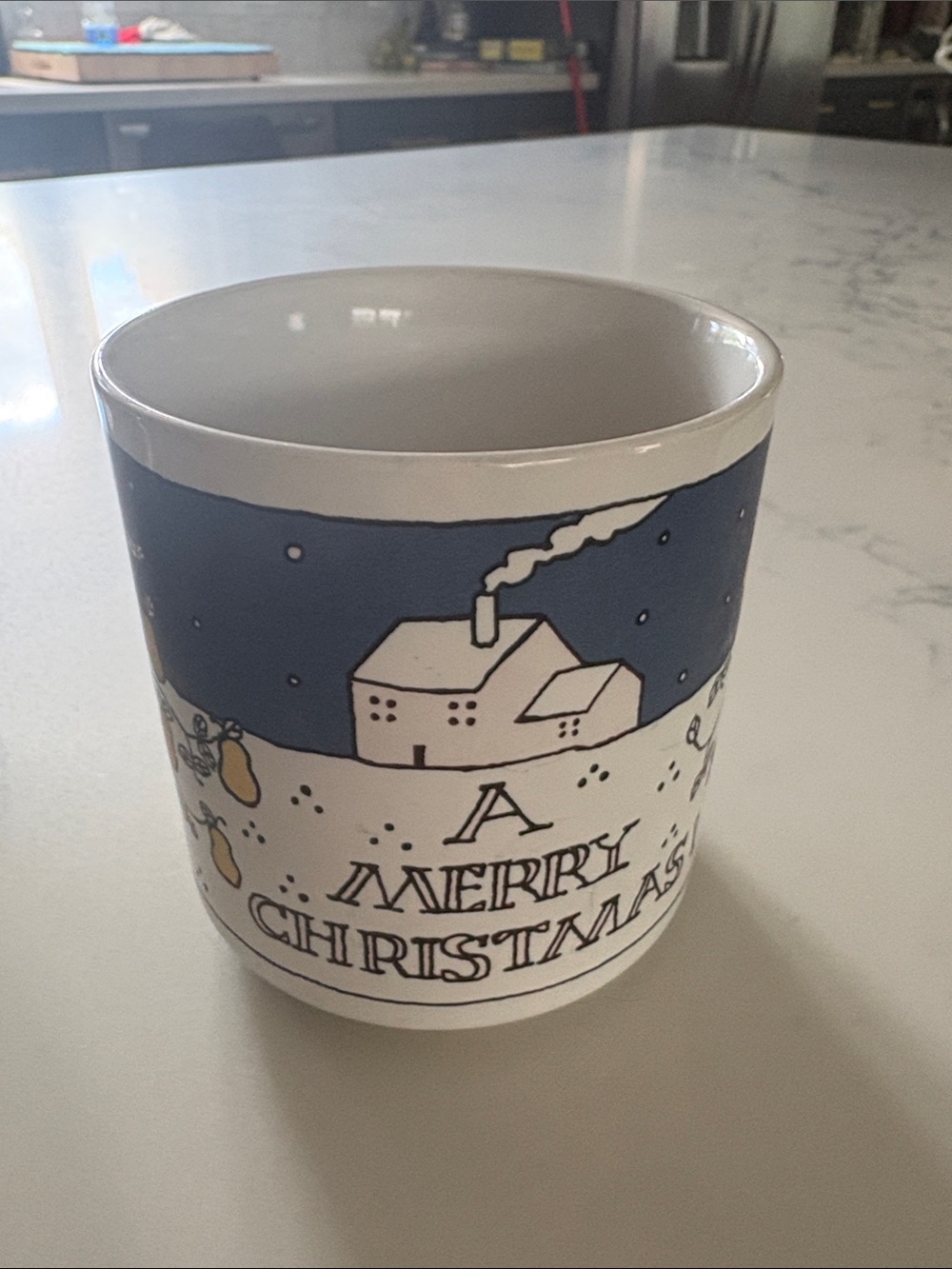 Y2K Christmas Mug 12 Days of Christmas Merry Christmas Korea